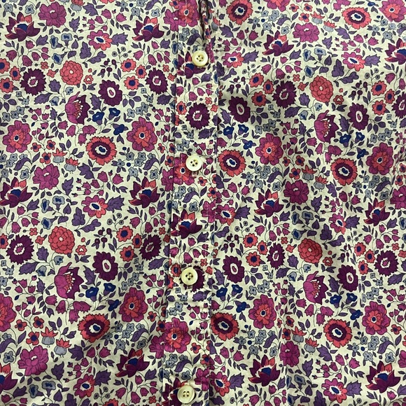 J. Crew Liberty Floral Print Button-Down Shirt - Picture 2 of 6